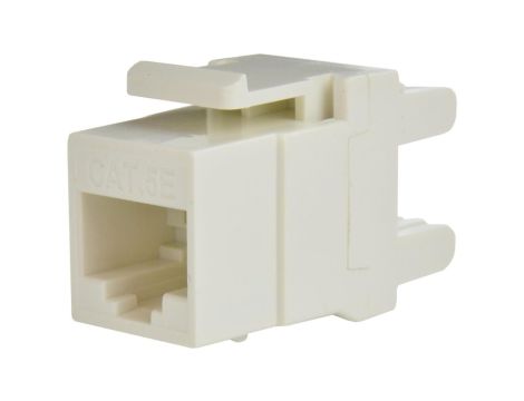 Moduł keystone RJ45 UTP kat.5e nieekranowany tylny montaż biały