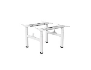 Biurko elektryczne podwójne regulacja wys. Ergo Office, max wys 128cm, max 125kg x2, bez blatu do pracy stojąco siedzącej ER-404