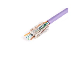 Wtyk RJ45 (8P8C) przelotowy kat.6 nieekranowany AWG 26-24 /woreczek zawiera 100szt./ X-ML-6U-EZ