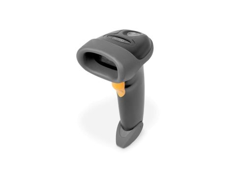 Czytnik kodów kreskowych przewodowy USB-RJ45 2m 1D i 2D zgodny z kodami QR stojak w zestawie DA-81002