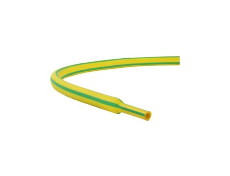 Rura termokurczliwa RC 2,4/1,2 żółto-zielona /1m