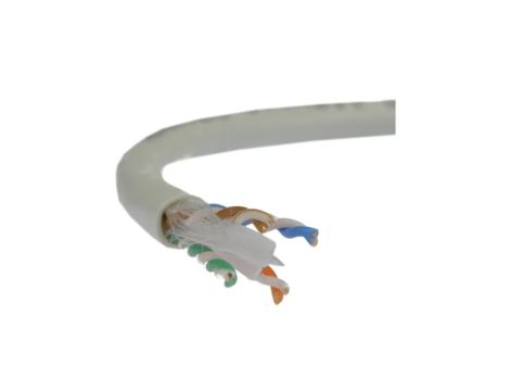 Kabel UTP kat.6 U/UTP 4x2x0,57 B2ca szary LSOH Alantec /500m/