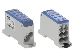 Blok dystrybucyjny - rozdzielczy OJL135A niebieski AL/CU we:1x2,5-35mm2 /1x2,5-10mm2 wy: 4x2,5-16mm2/2x2,5-10mm2 1000V MAB1135B1