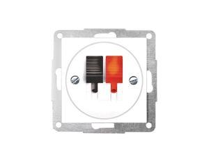 Fiorena Gniazdo głośnikowe RAL9006 aluminium 22061019