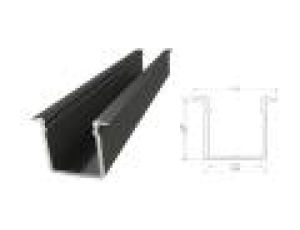 Wpuszczany profil ALU czarny lakier 15x16mm 2010mm GROOVE black lacquer