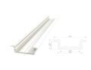 profil ALU wpuszczany 6,1mm, lakierowany biały, dł 1000mm, maz szer taśmy 12mm