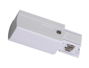 Złącze zasilające szynoprzewodu IP20 3-fazowe białe TRACK POWER CONNECTOR P-L 4W WHITE GXTR011