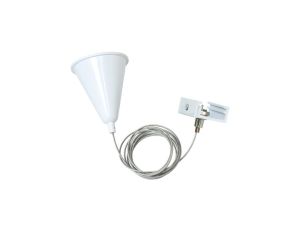 Zwieszak szynoprzewodu biały TRACK ROPE 4W WHITE GXTR050