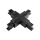 Łącznik szynoprzewodu IP20 3-fazowy czarny TRACK X CONNECTOR 4W BLACK GXTR045