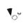 Zwieszak szynoprzewodu czarny TRACK ROPE 4W BLACK GXTR051