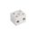 Złączka gwintowa porcelanowa 6mm 2 tory biała z 1 otworem montażowym CPO-10A-2P 80013516 /20szt./