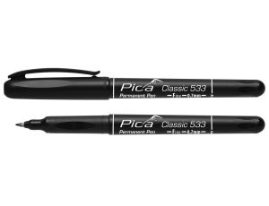 Marker permanentny pisak do wielu powierzchni czarny 0,7mm PICA Classic 533/46
