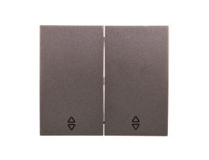 Thea Blu Łącznik Schodowy Podwójny, Kolor Grafit, Plakietka / Wbtr0011-5dg