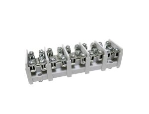 Odgałęźnik instalacyjny 5-torowy (1x35mm 4x16mm) LZ5*35/16wyk.11 (bez pokrywy) mocowanie do podłoża, szary 84025002