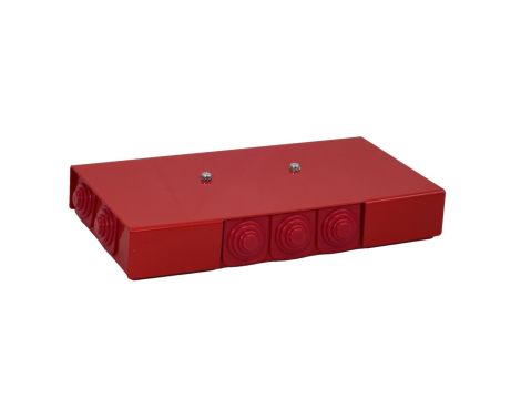 Puszka przeciwpożarowa PIP-2AN R3x3x4 prostokątna, E90, rozgałęźna, wymiary 103x30x197mm, czerwony 84622656