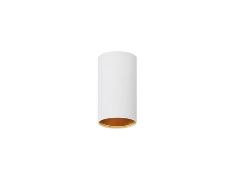 CHLOE GU10 NATYNKOWA GU10 250V IP20 70x128mm BIAŁY ZŁOTY tuba nieruchoma