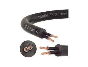 Przewód sterowniczy prądowy BiT 500 Black FR 300/500V 2x1 linka do ziemi Bitner /100m/