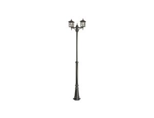 Oprawa oświetleniowa parkowa, uliczna Wenecja OGMWN 2 KW, E27 max 2 x 60W, kolor czarny 0438621