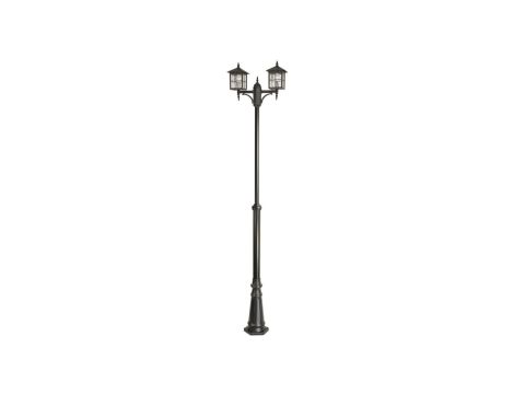 ​Oprawa oświetleniowa parkowa, uliczna Wenecja OGMWN 2 KW, E27 max 2 x 60W, kolor czarny 0438621