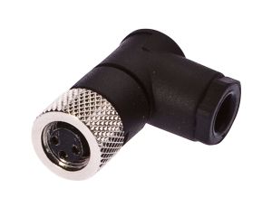 Gniazdo kablowe, kątowe, do samodzielnego montażu, złącze lutownicze, Ø3,5-5mm, 4A, 60V, VK003070