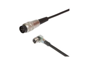 Kabel połączeniowy, 1,5 m, M8 żeński (gniazdo) 3-PIN kątowy, Binder 680 męski (złącze) 7-PIN, VK15E187