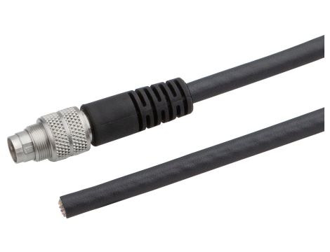 Kabel połączeniowy, 10 m, M9 męski (złącze) 8-pinowy prosty, Końcówka wolna, 8-żyłowy, VKA07B45