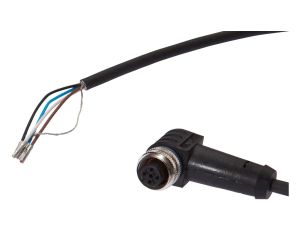 Kabel połączeniowy, 20m, M12 żeński (gniazdo) 4-PIN kątowy, Końcówka wolna, 4x0,34mm, VKB05321
