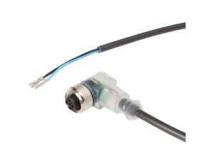 Kabel połączeniowy, 3m, M12 żeński (gniazdo) 3-PIN kątowy, Końcówka wolna, 3x0,34mm, VK300221