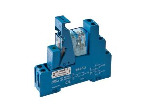 Przekaźnik kołyskowy z podstawą, 79x75x15mm, 1 zestyk przełączny, 16A, 24VDC, -40-70C, VR100010