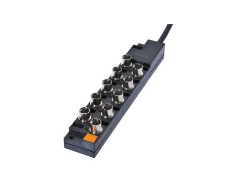 Rozdzielacz, 26x168x30mm, 10-30V DC, 10x M8 3pin, VK001033