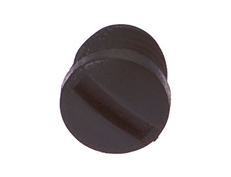 Zaślepka gwintowana, M8, plastik, czarna do rozdzielacza, VK000034