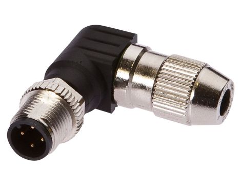Złącze kablowe, kątowe, do samodzielnego montażu, szybkie podłączenie, Ø4-5,1mm, 4A, 32V, VK003D26