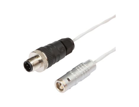 Kabel połączeniowy, 20 m, żeński (gniazdo) 2-pinowy prosty, M12 męski (złącze) prosty, VKB0C590