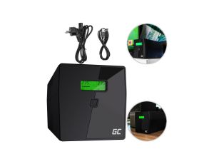 Zasilacz awaryjny UPS Green Cell Micropower z wyświetlaczem LCD 600VA