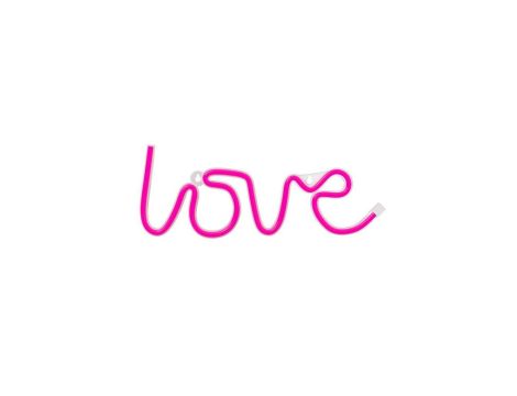 Neon LED LOVE różowy Bat + USB FLNEO5 Forever Light
