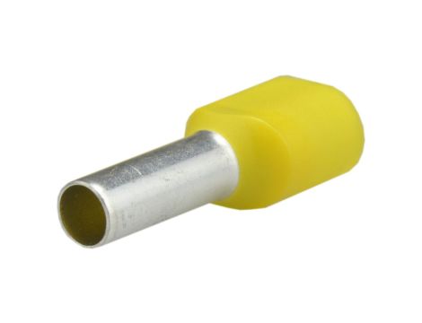 Końcówka tulejkowa podwójna izolowana /żółta/ TV 6-12 /100szt./