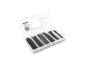 Zestaw rurek termokurczliwych 170szt. 10cm CZARNE 6 średnic