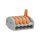 Szybkozłączka 5x 0,08-4,0mm2 uniwersalna (na drut / na linkę) 400V/32A ORYGINALNA 40szt. 222-415