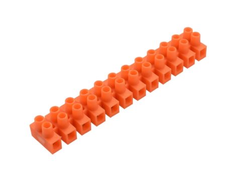 Listwa 12-torowa 4mm2 400V pomarańczowa