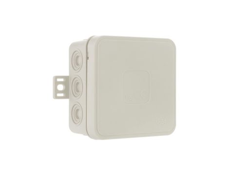 Puszka n/t instalacyjna 85x85x41 popielata IP54 ViPlast 036-03