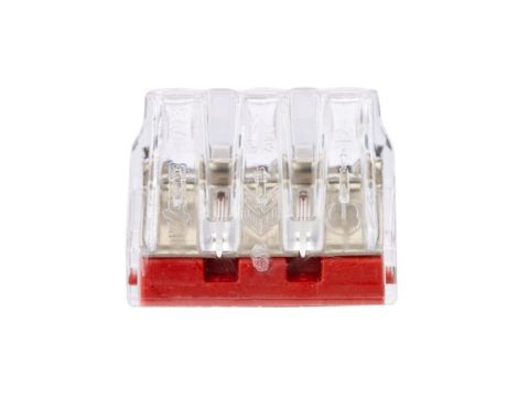 Szybkozłączka 3x 2,5-6,0mm2 uniwersalna (na drut / na linkę) 400V/41A ORYGINALNA woreczek 10szt. 773-173