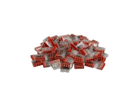 Szybkozłączka 4x 0,5-2,5mm2 na drut 450V/24A ORYGINALNA woreczek 10szt. 2273-204