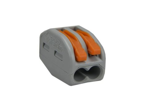Szybkozłączka 2x 0,08-4,0mm2 uniwersalna (na drut / na linkę) 400V/32A ORYGINALNA woreczek 10szt. 222-412