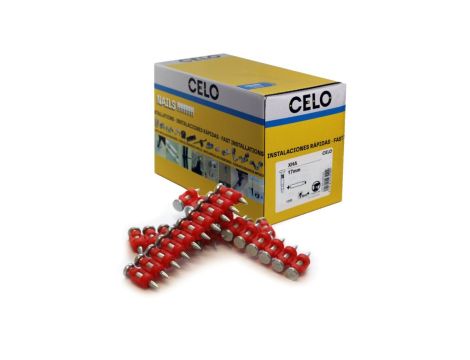 Gwoździe ryflowane XHA 38mm CNBOP E90 do osadzka gazowego Celo FOX20 / AG20 z gazem (beton/stal) 1000 szt.