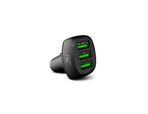 Ładowarka Samochodowa Green Cell GC PowerRide 54W 3xUSB 18W z technologią szybkiego Ładowania Ultra Charge