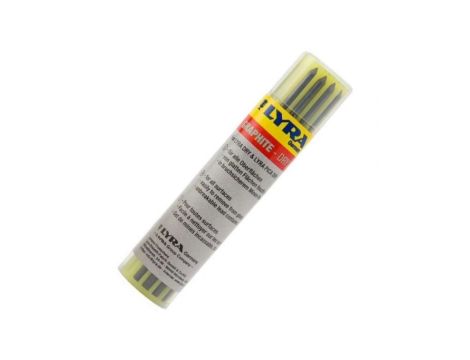 Wkłady zapasowe do ołówka DRY Prof rozpuszczalne grafitowe LYRA 12szt