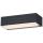 Kinkiet LED 3,5W 210lm 4000K/neutralna IP54 IK10 zewnętrzny aluminium + poliwęglan antracyt VILA 3,5W Anthracite NW GXPS171