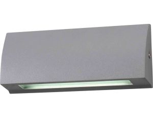 Kinkiet LED 10W 850lm 4000K/neutralna IP54 zewnętrzny wodoodporny aluminium/szkło STEP 10W GRAY NW GXPS079