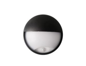 Plafon LED 14W 600lm 4000K/neutralna IP54 IK08 okrągły wodoodporny z cz. ruchu PIR czarny DITA ROUND B 14W NW cover GXPS044