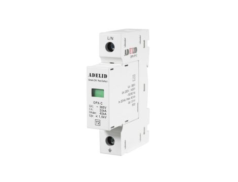 Ogranicznik przepięć T2 1P 1,5kV 20kA OPX-1P-C